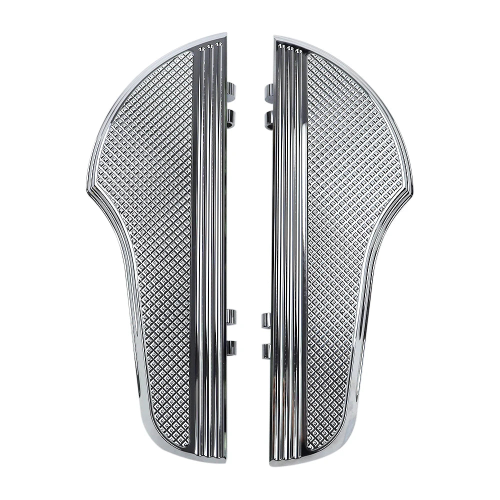 Driver Floorboards Rider Footboard Large Foot Rests Fit For Harley Freewheeler FLRT Revival FLH Heritage Softail Classic Fat Boy