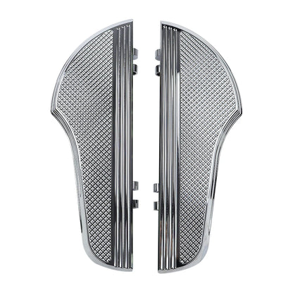 Driver Floorboards Rider Footboard Large Foot Rests Fit For Harley Freewheeler FLRT Revival FLH Heritage Softail Classic Fat Boy