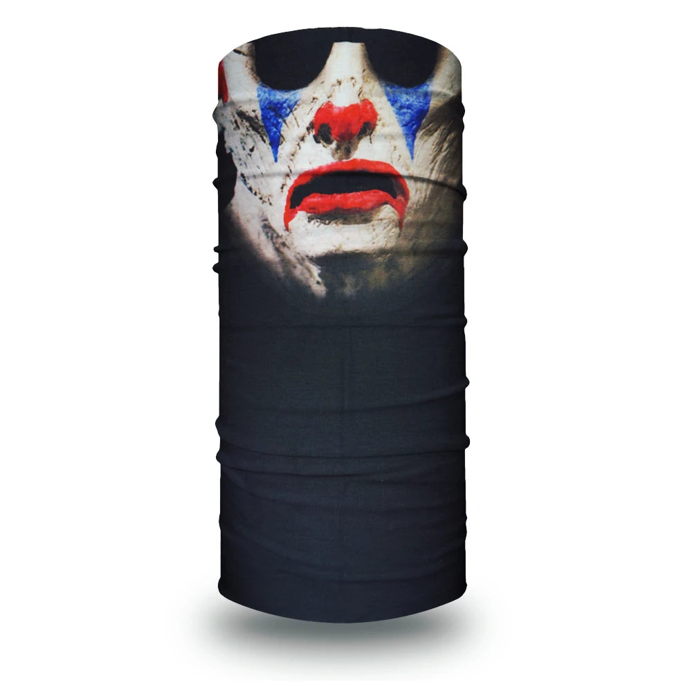 63-93 Vendetta Punisher Face Cover Tube Bandana Joker Men Motorcycling Riding Neck Gaiter Women Headband Mask Holloween Headwrap