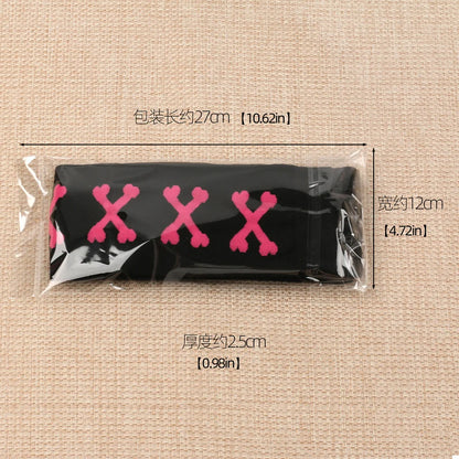Womens Bone Thigh High Stockings Ladies Halloween Girls Black White Pink Long Over Above Knee Socks Tall Funny Cosplay Harajuku