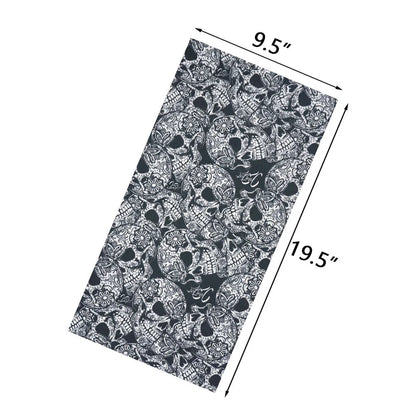 Dark Color Tube Neckchief Outdoor Sports Hair Neck Bandana Gaiter Black Grey Cycling Scarf Hiking Running Headband Men Face Mask