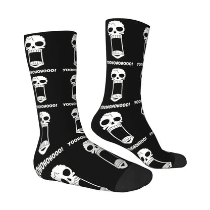 Fashion Men's Socks Harajuku Tony Tony Choppers Sock Luffys Zoros Trafalgar Law Anime Women's Socks Spring Summer Autumn Winter