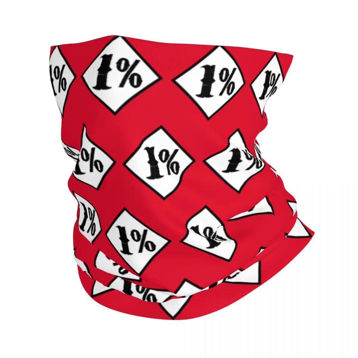 Custom 1 Percenter Essential Sons Bandana Neck Gaiter for Ski Camping Men Women Wrap Scarf TV Show Anarchy Headband Warmer