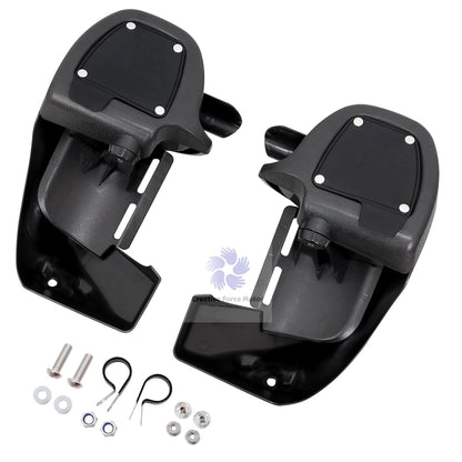 1993-2013 ABS Lower Vented Leg Fairings Motorcycle Vivid Black Warmers Glove Box For Harley Touring Electra Glide Road King FLTR