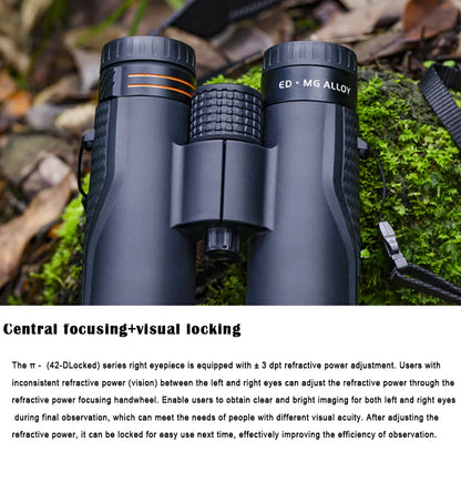 Shuntu 8X42 10X42 ED Binoculars for Adults High Powered Super Bright Clear Lightweight Binocular For Bird Watching Hiking Travel