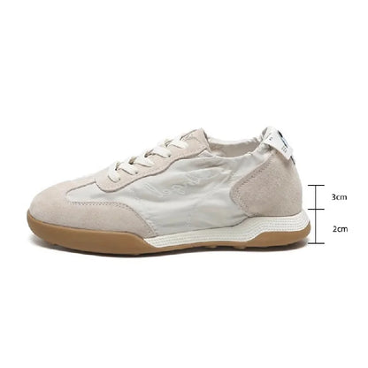 German Training Shoes Tide Ballet Series spring autumn White Soft Sole Breathable Forrest Gump Shoes Women Sports Leisure Canvas