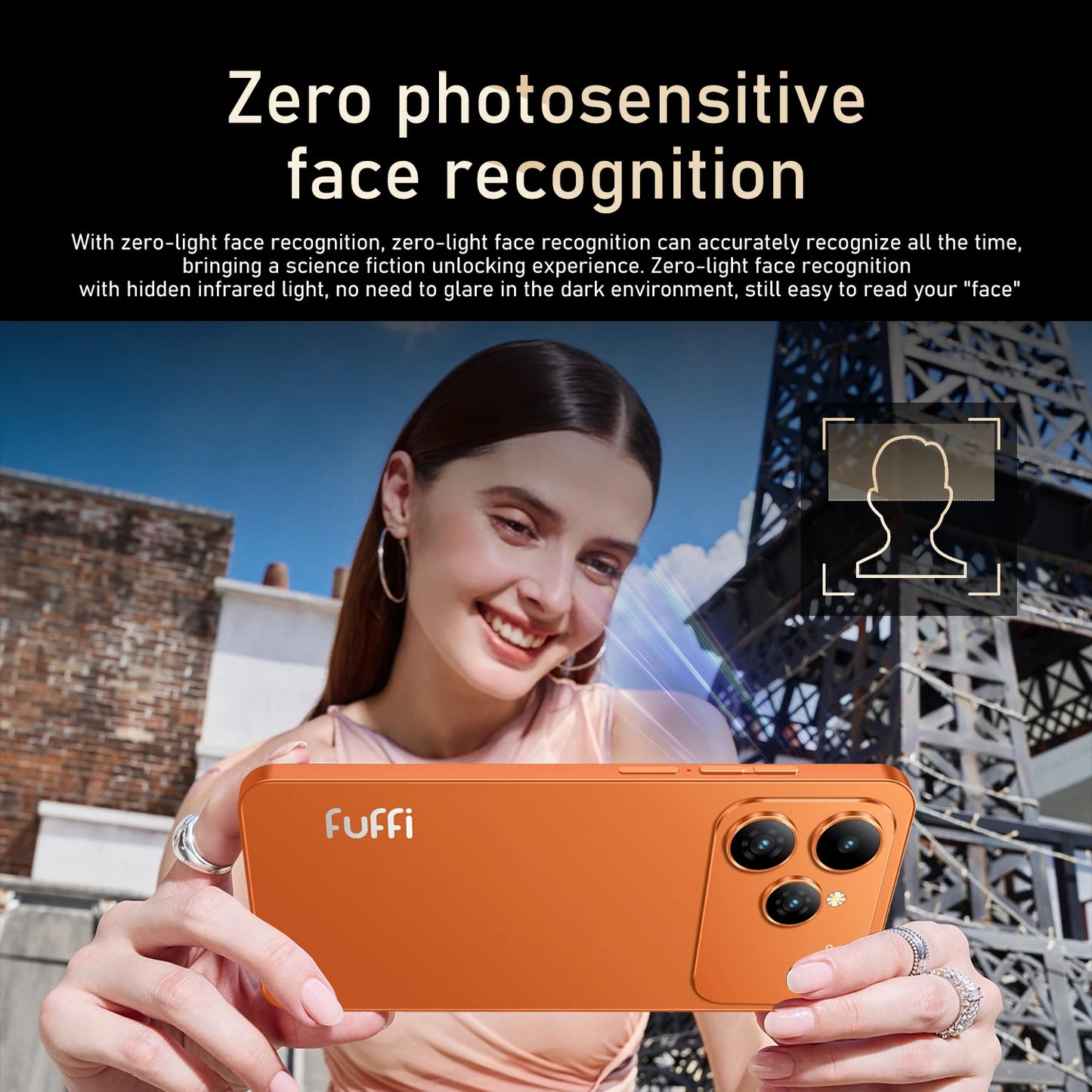 FUFFI Global Vision I17 Pro Max Smartphone Android 5800mAh 8G RAM 512GB ROM 6.56 Inch 720x1612HD 24+48MP 5G Network Mobile Phone