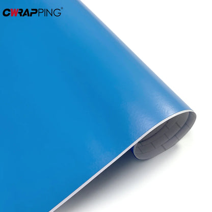 Motorcycle Modification Stickers Sky Blue Matte Vinyl Film Waterproof and Scratch-proof Creative Self-adhesive Auto Accessories