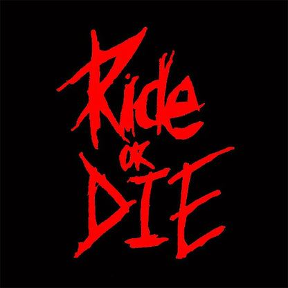 1PC/set Bike Frame Stickers Ride Or Die Top Tube Decals For MTB Bicycle Decorative Frame Bike Car Auto Motorcycle Accessories