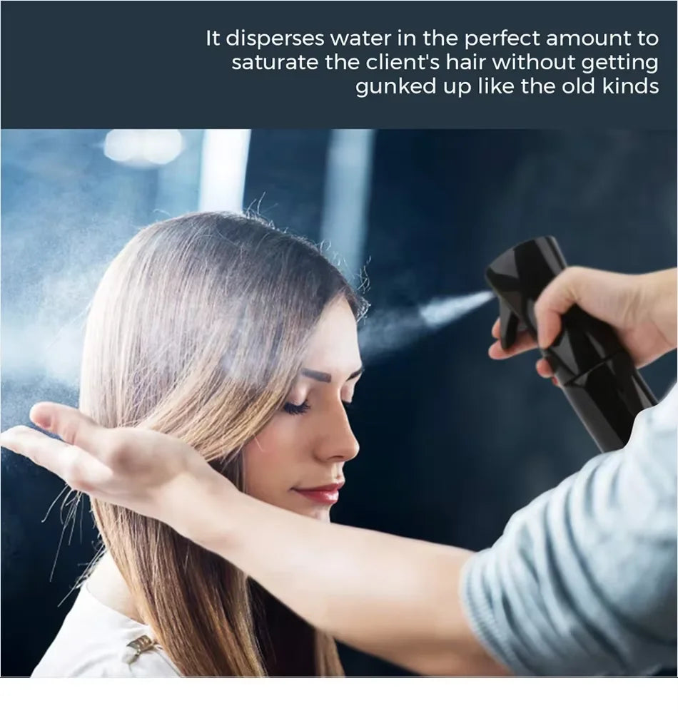 200ml Hairdressing Spray Bottle Barber Hair High Pressure Water Can Salon Refill Bottle Beauty Atomizer Container