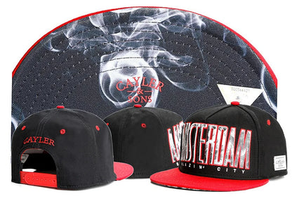 Snapback Hats for Men Hip Hop Style Hats Solid Baseball Hats Adjustable Snapback Cap Flat Brim Baseball Caps
