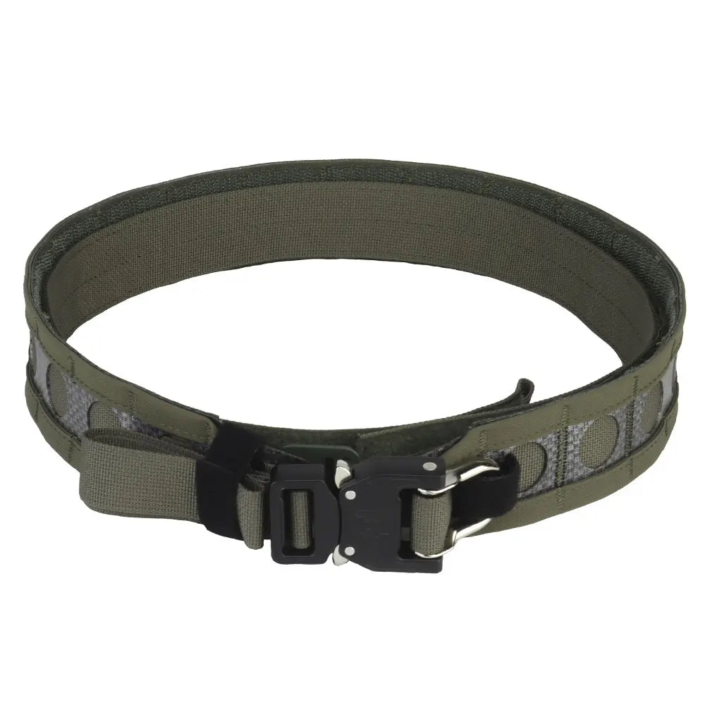 Tactical Ferro-style Bison Lightweight Belt with Quick Detach Metal D-Ring Buckle MOLLE Men's Waist Belt Hunting Pistol Airsoft