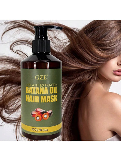 GZE Batana Oil Hair Mask - Deep Repairing for Damaged, Dry Hair - Intense Hydration - For Frizzy, Nourishes & Strengthens