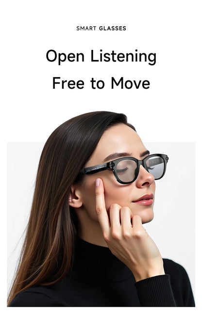 2026 New Smart Glasses Listening To Music Open Listening AI Translation AI Voice Assistant AI Image Recognition Smart Glasses