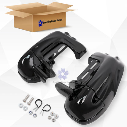 1993-2013 ABS Lower Vented Leg Fairings Motorcycle Vivid Black Warmers Glove Box For Harley Touring Electra Glide Road King FLTR