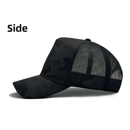 Summer Quick Drying Deeper Baseball Caps for men  Camouflage Big Size Mesh Breathable Dad Hat  Plus Size 65cm  Snapback Caps