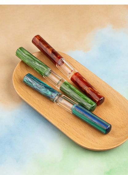 MOONMAN MN15 Beginner Copperplate Calligraphy Pen Variable Line Soft Elastic Iridium Tip Transparent Acrylic Ink Pen Gift Set