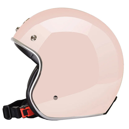 ECE DOT Approved Retro Motorcycle Helmet Open Face Moped 3/4 Vintage Low Profile Japanese Style Half Helmet Men Women Casco Moto