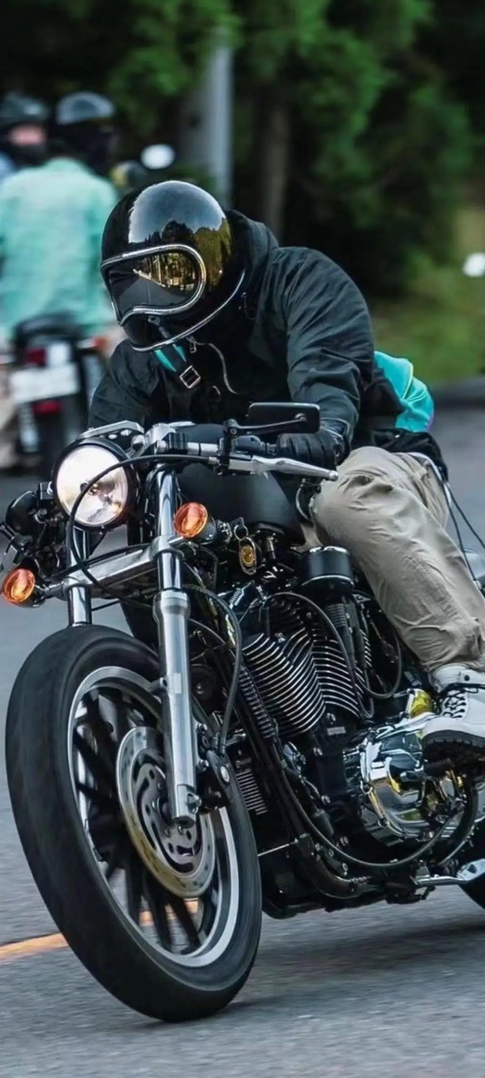HOT Korea Japan Style Moto Helmet Fiberglass Shell Moto Helmet DAVID 2 Series Rider Gears Vintage Capacetes Cascos Para Moto