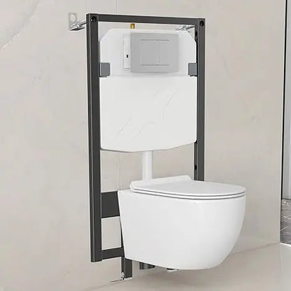 Eridanus Dual-Flush Wall-Mounted Toilet System with Integrated Tank and Carrier