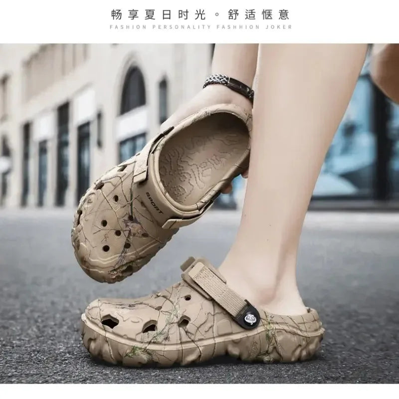 Summer Women's and Men's Clogs Slippers Classic Couple's Garden Shoes Men Fashion Casual Sandals Leisure Slides Big Size 46 47