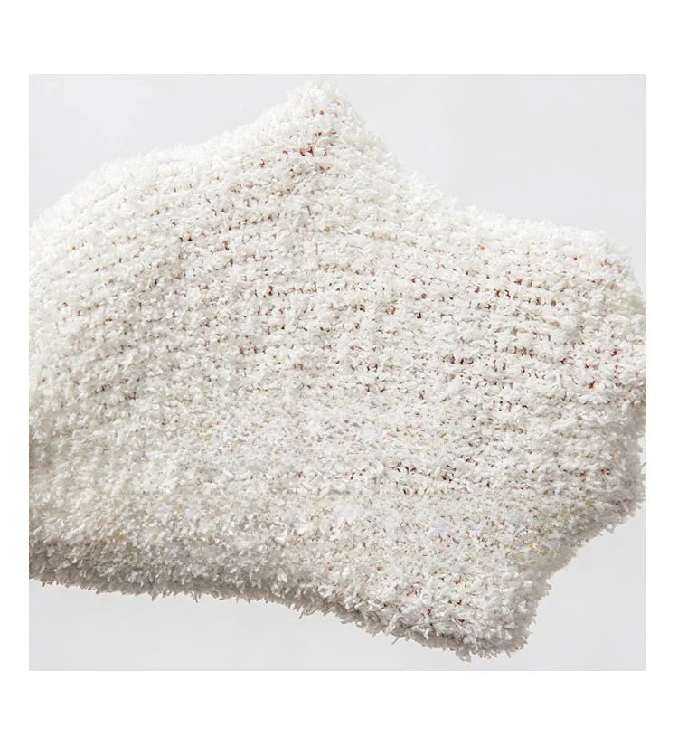 Snug Fleece Over Knee Socks Plush Cozy Winter Fall Sweet Long Female Hosiery Soft Fuzzy Leg Covers Floor Wear2024 New Bulk Deal