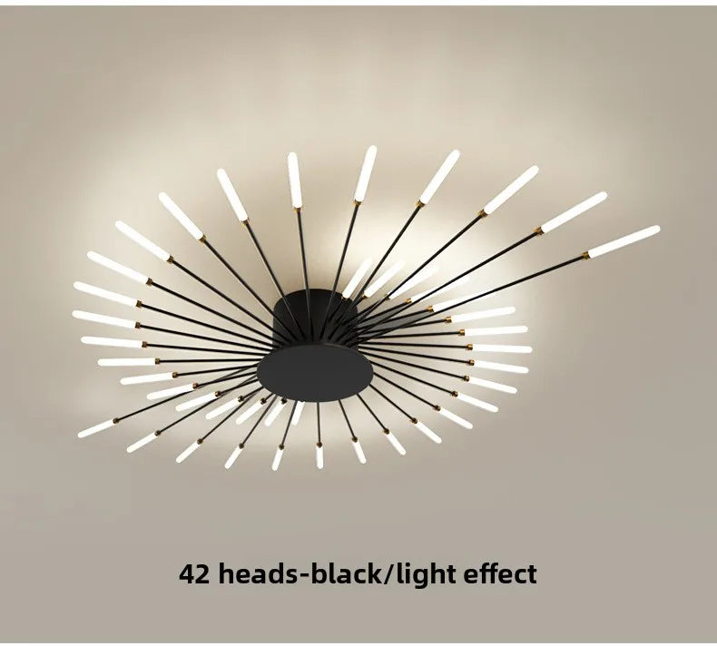 Nordic Ceiling Lighting for Living Room Bedroom Kitchen Led Ceiling Light Fixture Indoor Home Firework Decor Ceiling Lights