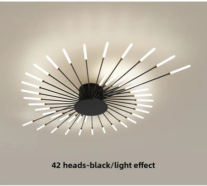 Nordic Ceiling Lighting for Living Room Bedroom Kitchen Led Ceiling Light Fixture Indoor Home Firework Decor Ceiling Lights
