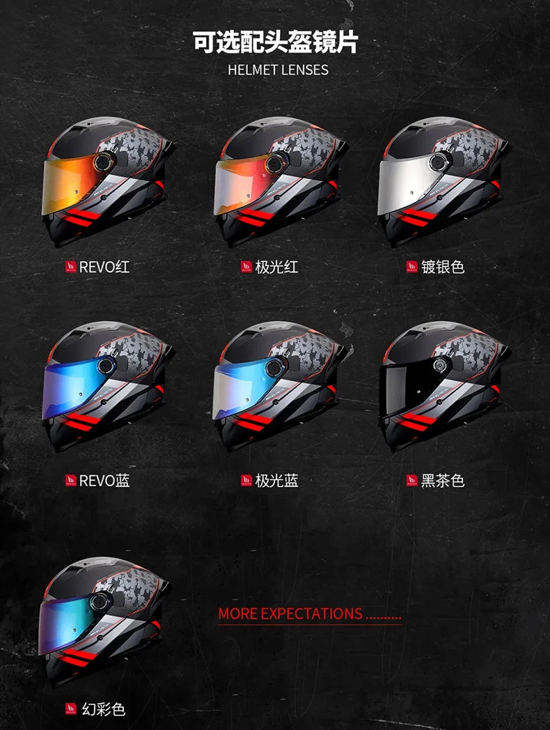 New MT Braker SV Motorcycle Helmet ECE DOT Certification Full face Double lens Racing off-road Helmet Capacetes Cascos Para Moto