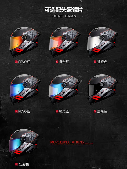 New MT Braker SV Motorcycle Helmet ECE DOT Certification Full face Double lens Racing off-road Helmet Capacetes Cascos Para Moto
