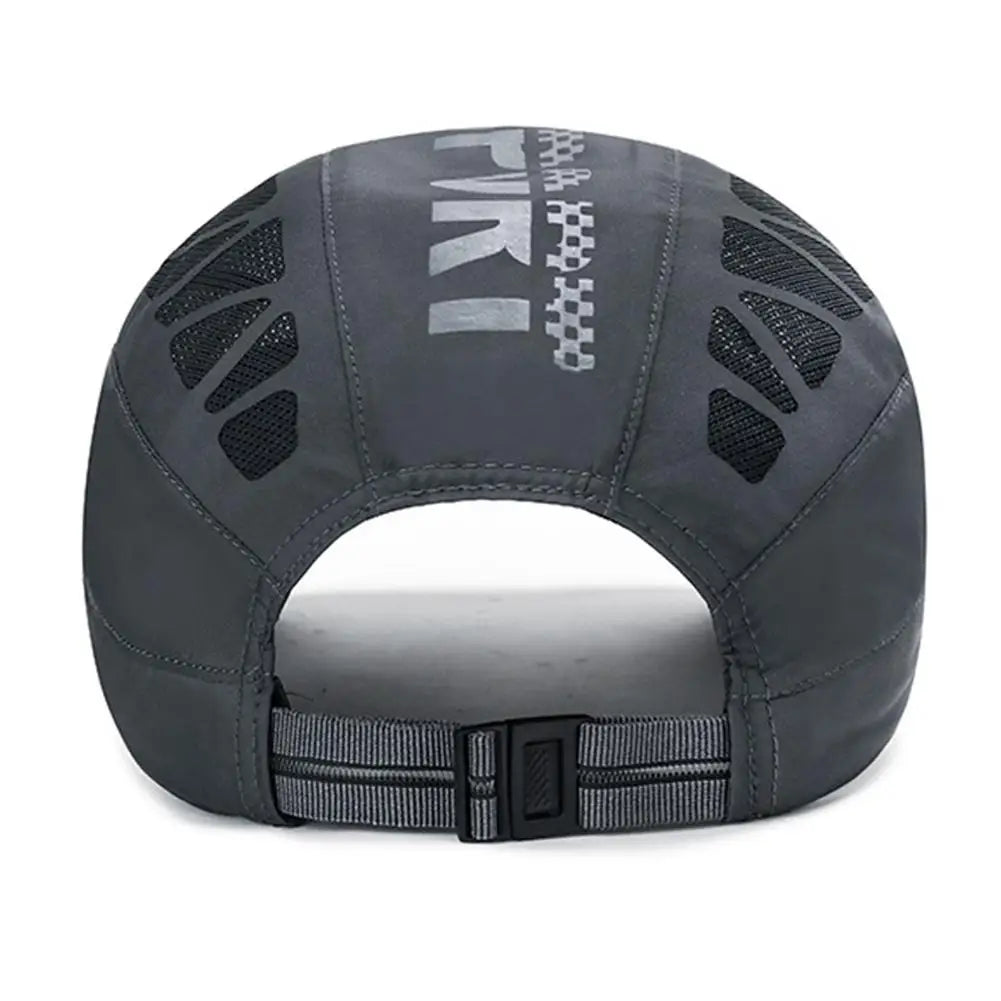 Sport Cap Lightweight Breathable Quick Dry Mesh Stead Hat With Adjustable Fit For Men Women Baseball Hat Golf Driving Cycling