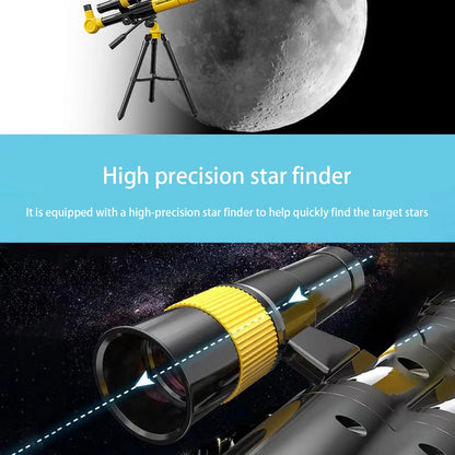 40 X Lens Astronomical Telescope Multi-Coated Optics Smart Digital Telescope with Tripod Kids Astronomy Telescope for Gift