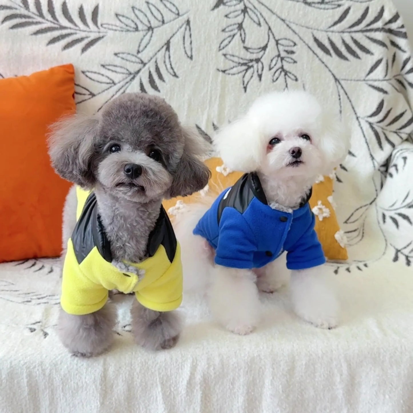 Warm Thick Jacket for Dog Cat, Winter Coat Fashion Clothes, Cool & Stylish Outfit for Small Pets, Puppy Kitten Wear