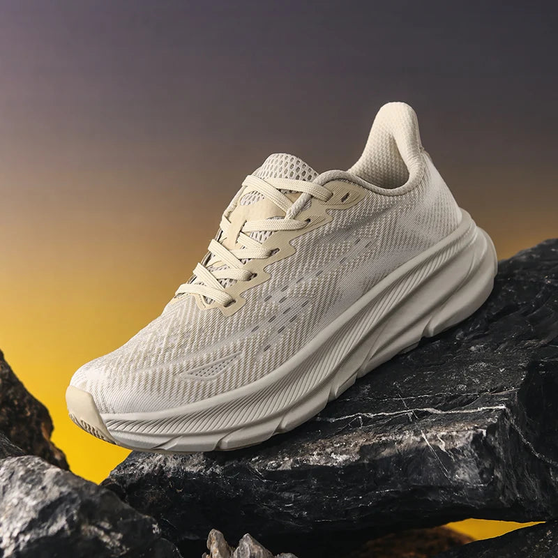 Men's Running Shoes Luxury Shoes Couple Outdoor Sneakers Cushioning Breathable Mesh Off-road Trainer Shoes Race Non-Slip Fashion
