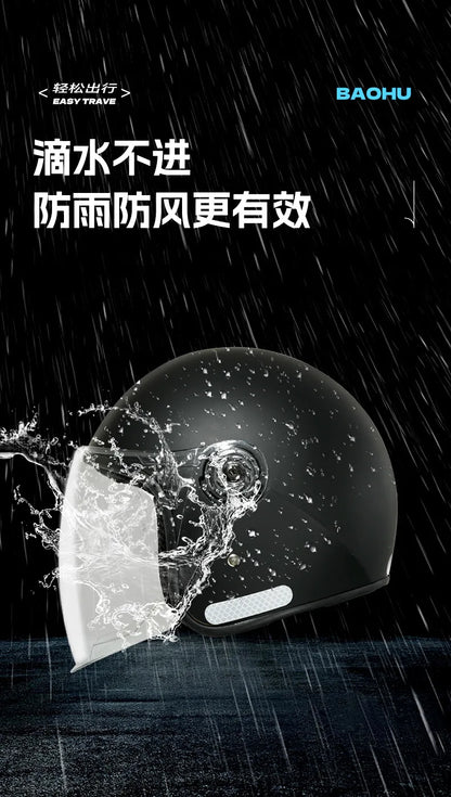 Motorcycle Electric Bicycle Men's and Women's Universal Safety Helmet Winter All Season Universal Half Helmet helm motorcycle