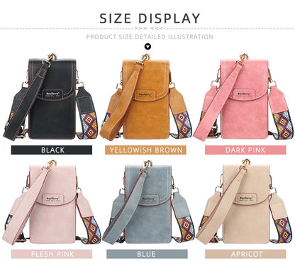 Korean edition phone bag New Baellerry fashion phone bag Buckle Crossbody Phone Bag Fashion Versatile Shoulder Bag