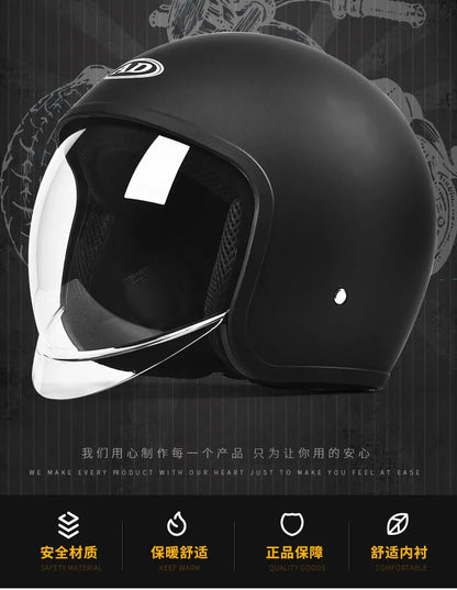 GB Certified Electric Vehicle Helmet for Men and Women All-season Universal Electric Vehicle Safety Helmet Motorcycles Winter