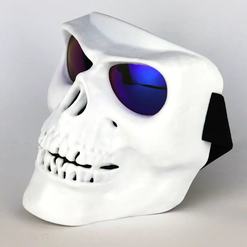 Dirt Bike Racing ATV Racing Halloween Eyewear Shield Skull Face Mask For Eyewear Motorbike