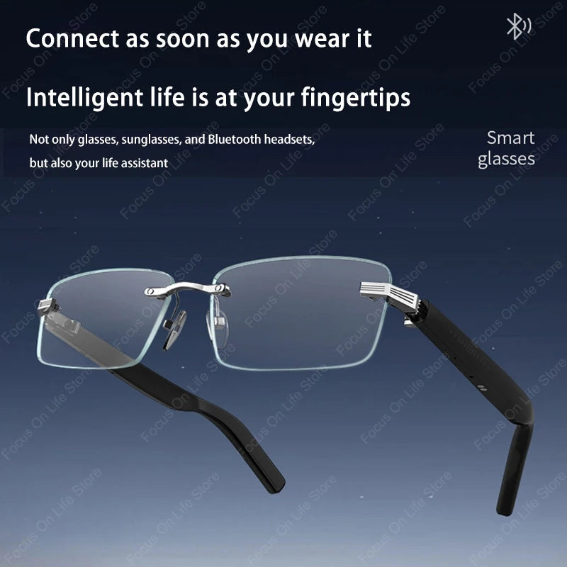 Smart Bluetooth Glasses Wireless Headphones Polarized Glasses Super Long Standby Call Audio Voice Assistant Smart Glasses