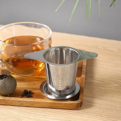 1PCS Reusable Tea Leak Stainless Steel Filter Coffees Infuser Basket Tea Strainer Teapot Cup Filter Multi- Teapot Infuser Leak