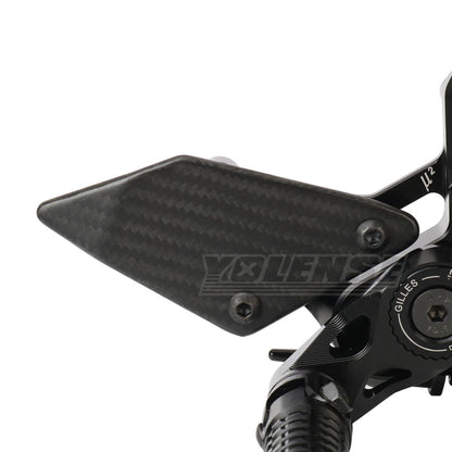 Motorcycle Carbon Fiber Adjustable Footrests Rear Set Footpeg Rearset Foot Peg Pedal For PANIGALE V4 Panigale V4S 2025