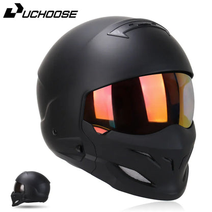 New Scorpion Retro Motorcycle Cascos Moto Locomotive Personality Multi-purpose Combination Helmet  Detachable Multi-purpose
