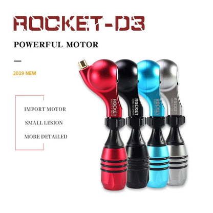 ROCKET D3 Drive Direct Rotary Tattoo Machine - Powerful Motor Rotary Tattoo Gun for Professional Use