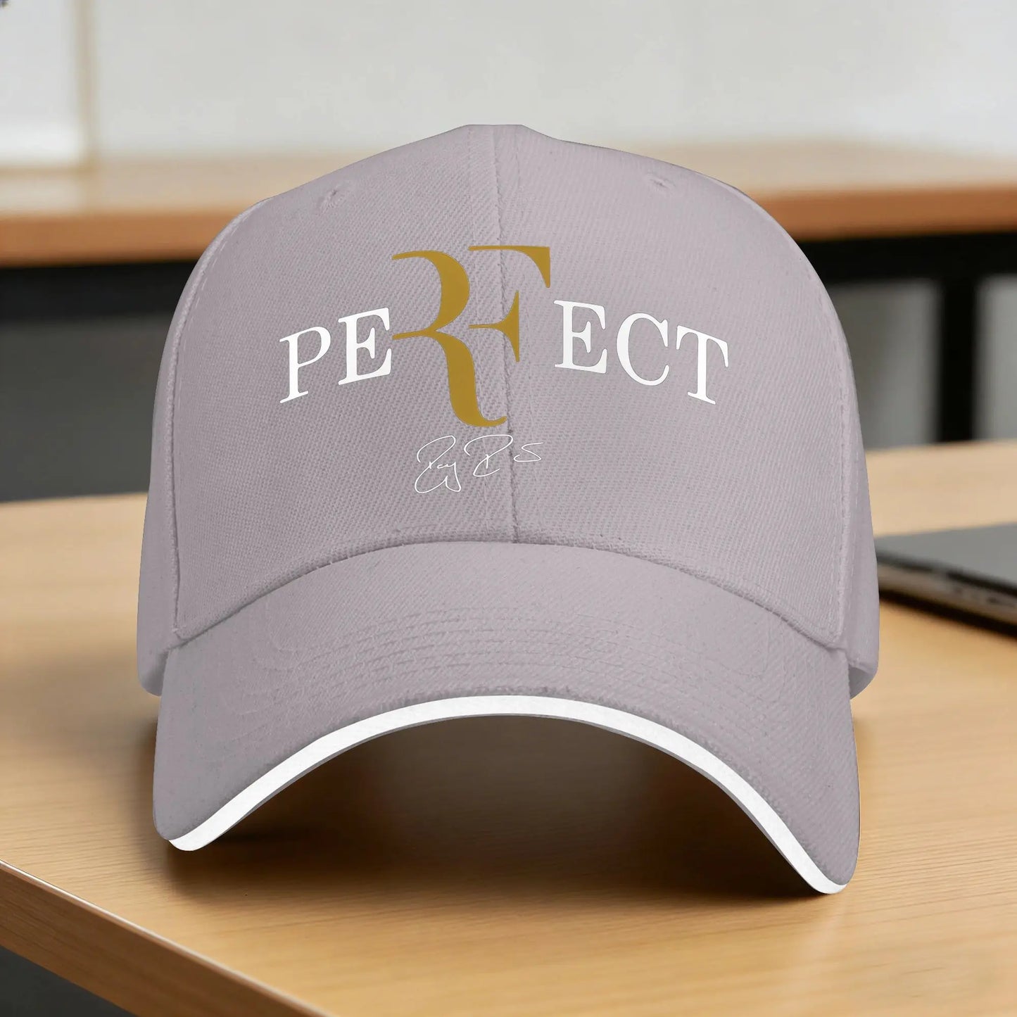 Spring Team Roger Federer Logo Baseball Cap  Kpop Rock Casual Custom DIY Sun Trucker Hat Unisex-Teens Sunscreen Snapback Cap