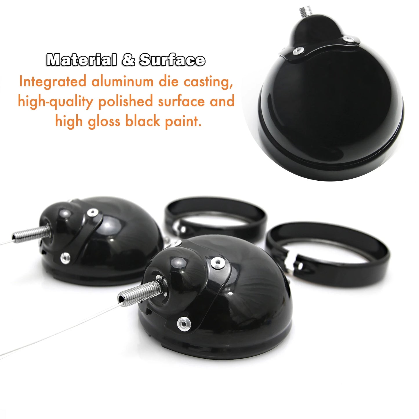 4.5'' LED Fog Lighting Passing Auxiliary Bracket for harley custom dynamics lights road king street glide Turn Signal