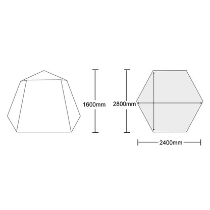 Automatic Camping Tent Portable Quick Open Tent Rainproof & Sun Protecting for Outdoor Traveling Camping Picnic Hiking