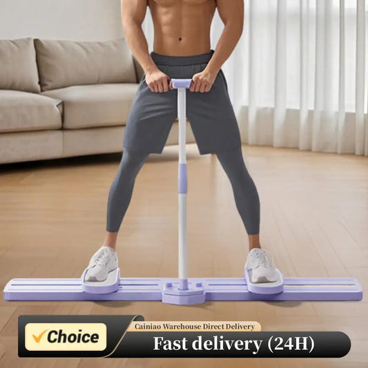Fitness Ski Machine Foldable Ski Trainer Multi-Function Pelvic Floor Muscle Exercise Equipment Non Slip for Full Body Workout