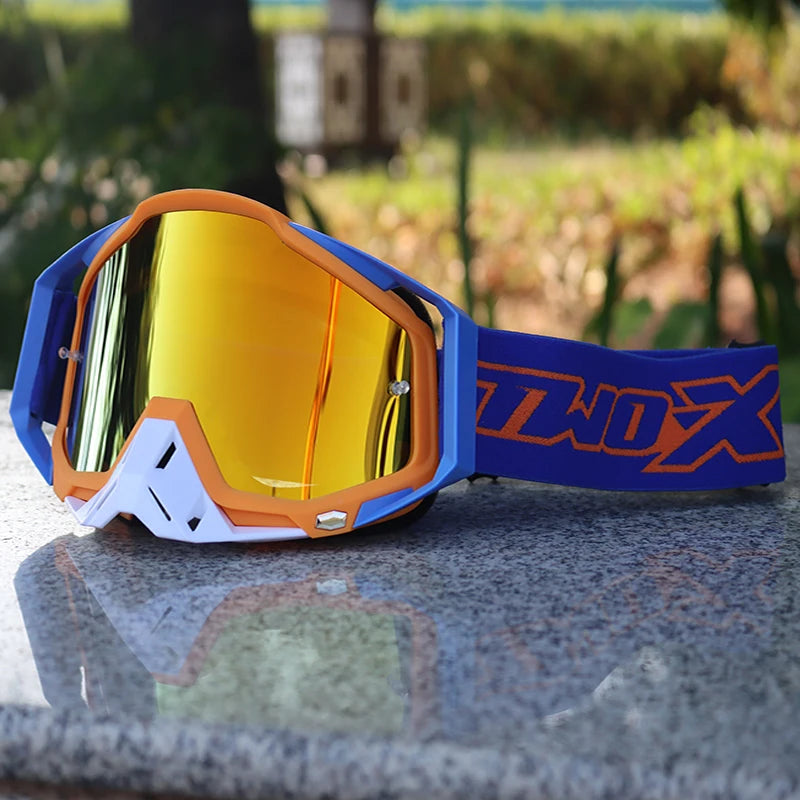 Motorcycle Glasses Dirt Bike MX Goggles Anti-Fog HD Lens Motocross Enduro Sunglasses Windproof Ski Goggles Factory Wholesale