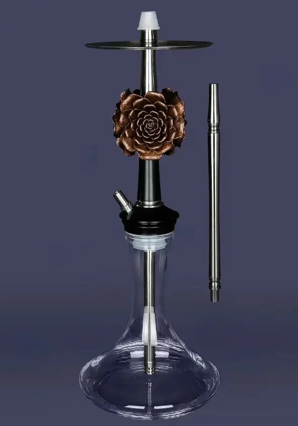 MOZE KVZE Grid ROSE Hookah Shisha Set Arabic Hookah Single Tube