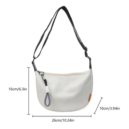 2025 New Fashion Crossbody Bag Simple Wide Shoulder Strap Design Single Shoulder Bag Original Style Commuting Dumpling Women Bag